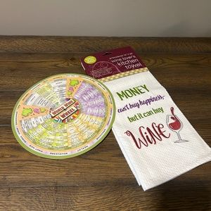 Wine Gift Wine Towel Wine Wheel Hostess Gift